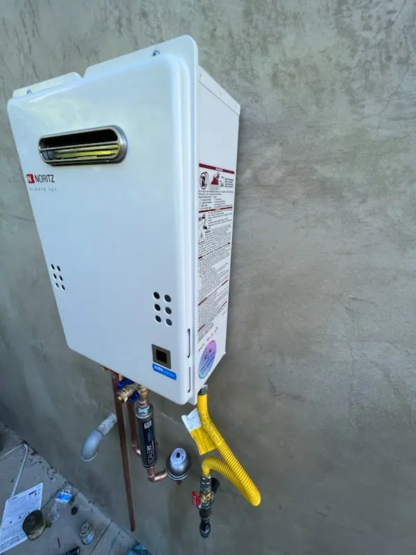 Tankless water heater installation for Cadwalader and Hillcrest homes